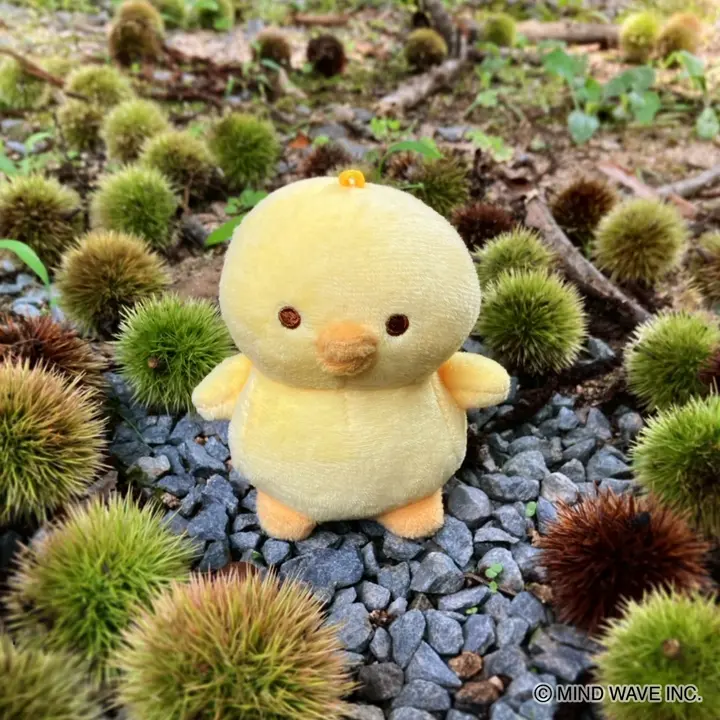 ひよこ ぬいぐるみマスコット 95358 ぴよこ豆 | マインドウェイブ