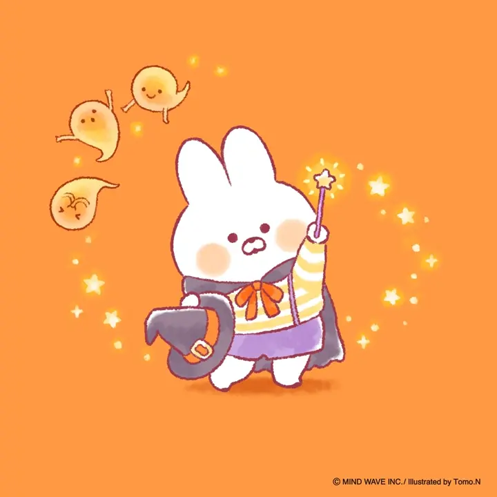 オンラインストア限定 月替わりステッカー 61988 10月 うさぎのムー