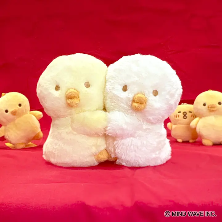 ふわふわぬいぐるみ ぴよこ豆 | マインドウェイブオンラインストア