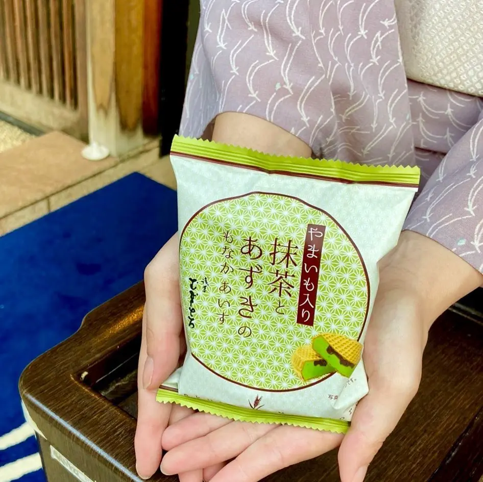 浅草むぎとろ 「抹茶とあずきのもなかあいす」 6個入り