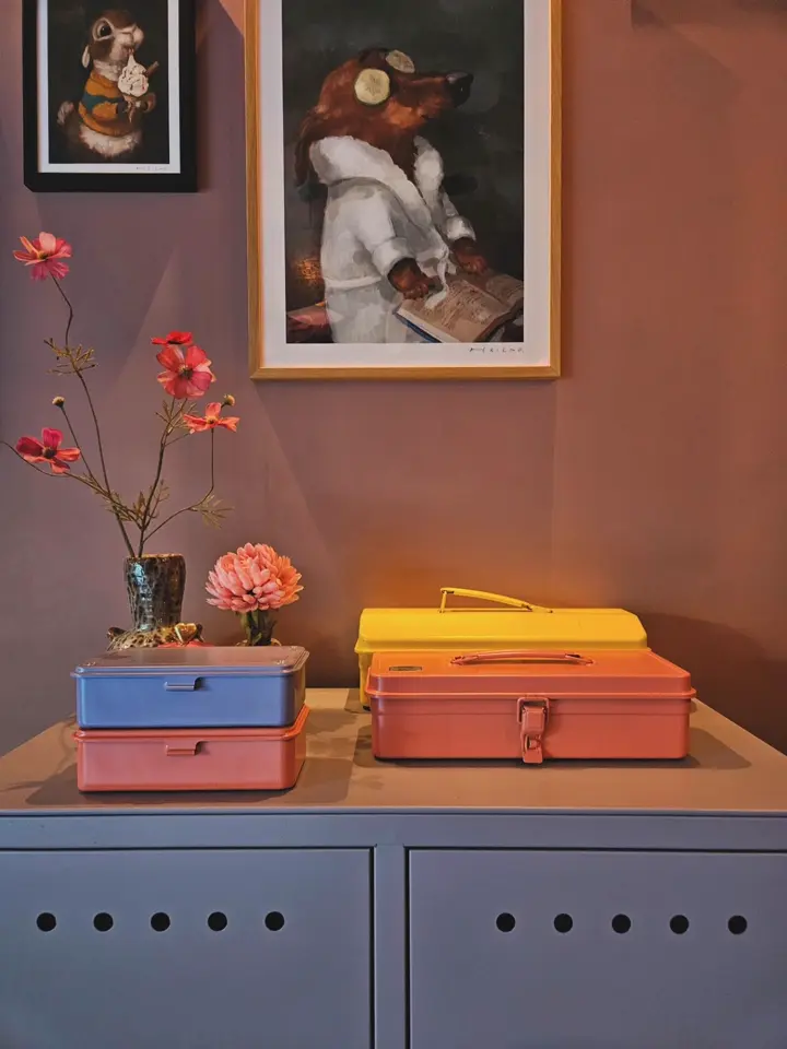 TOYO Trunk Shape Toolbox T-190 P0 (Living coral) | 東洋スチール