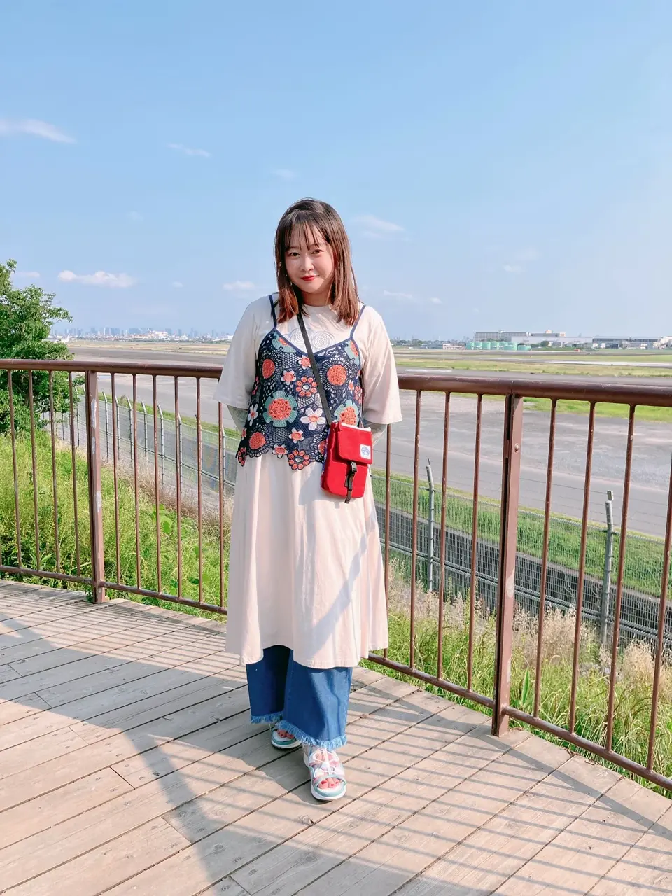 151644：かぎ編み風 花柄レースビスチェの通販-ScoLar