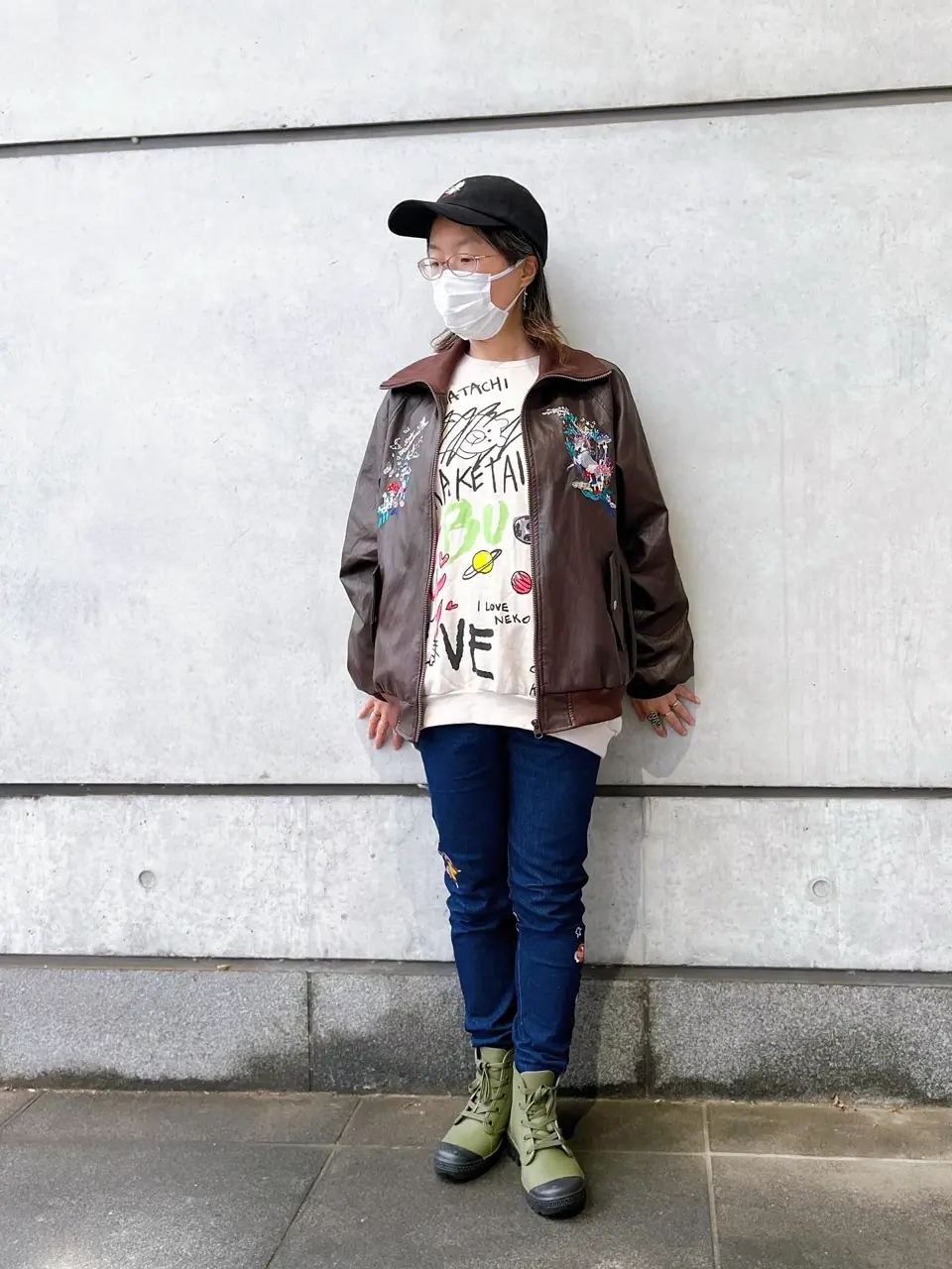 美品✨ カラーミンク クロップドショートコート ブルー 裏地総柄 ジャケット MIND ボアショートコート 通販 コート ショート丈 ジャケット