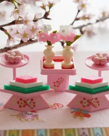 貝桶 ランチョンマット 桜ピンク FOURGRACEオリジナル ｜ 四季