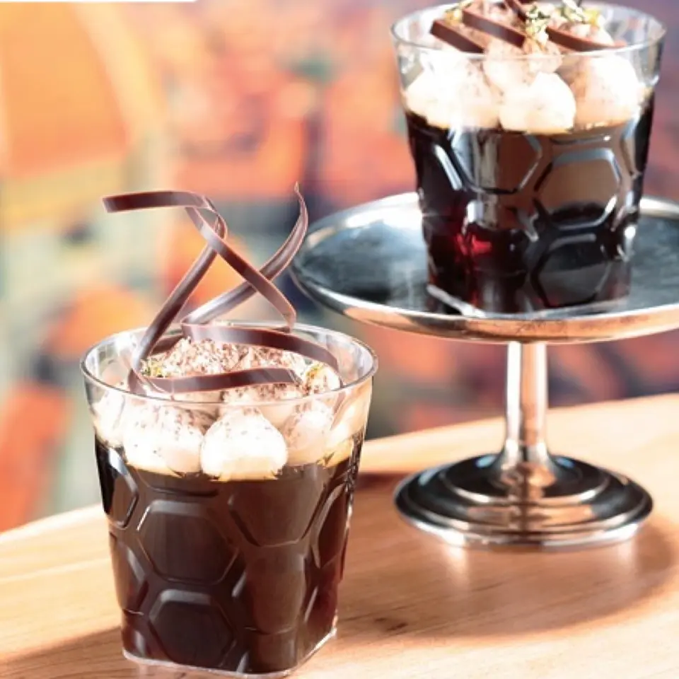 PS 71-175 パベ 400個 カップ容器【日本製 ヘキサゴン柄 六角形 ゼリー