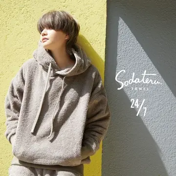 【新品】育てるタオル 24/7 fav パーカー　パンツ　M ルームウェア 24/7 fav パーカー+パンツ セット – 育てるタオル 公式online store