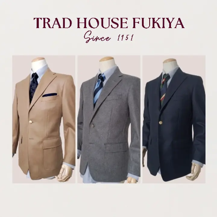 紺ブレザー 紺ブレ メンズ 秋冬 フラノブレザー ネイビー 無地 金