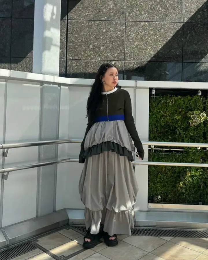 UN3D.新品VOLUME BALLOON TOP/ボリュームバルーントップ VOLUME BALLOON TOP【セットアップ着用可能】 | カットソー | WOMEN'S