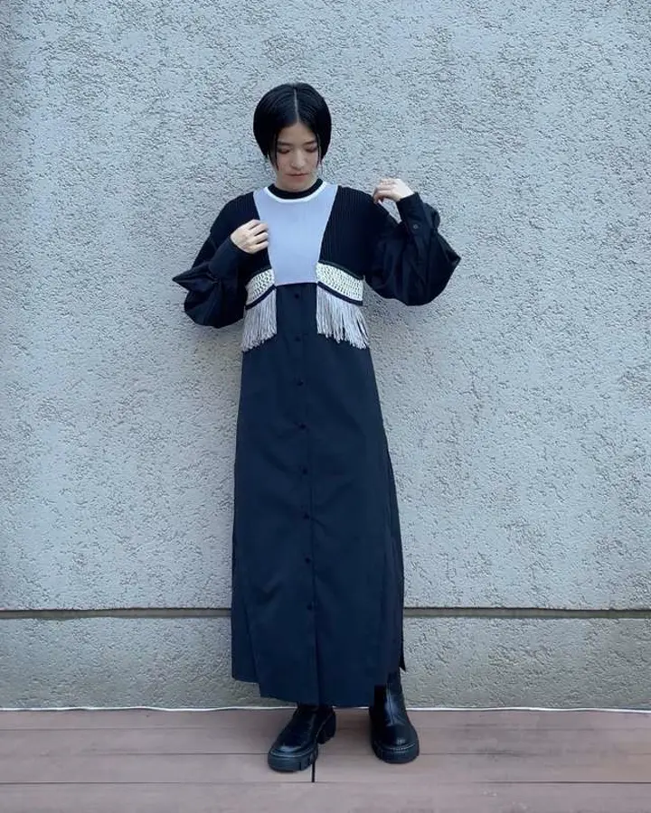 W TRIANGLE TUCK SH OP | シャツワンピース | WOMEN'S（ウィメンズ