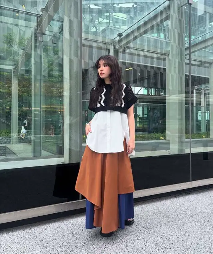 ASYMME LAYERED PT | パンツ | WOMEN'S（ウィメンズ ） | UN3D
