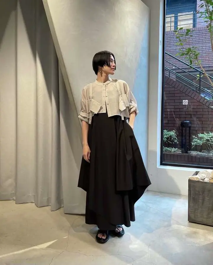 BUSTIER LAYERED SHORT SH | シャツ・ブラウス | WOMEN'S（ウィメンズ