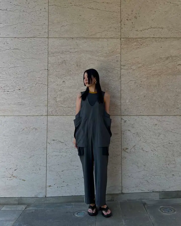 SHEER POCKET 2WAY COCOON AIO | オールインワン | WOMEN'S