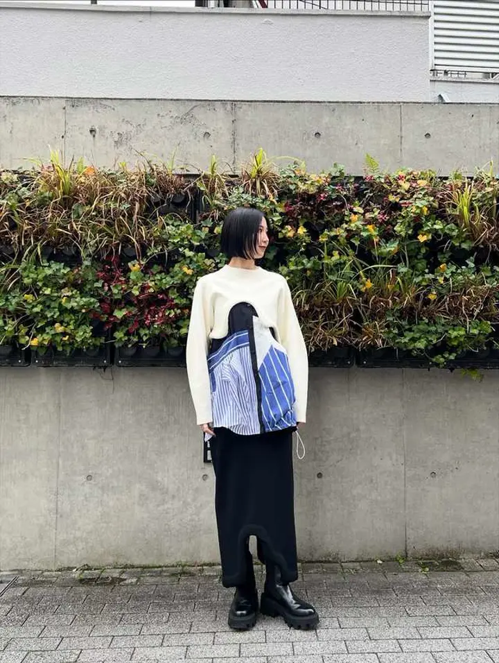 UN3D. 2026SS「EDGE WAVE SHORT KNIT」 EDGE WAVE SHORT KNIT | ニット | WOMEN'S（ウィメンズ ） | UN3D