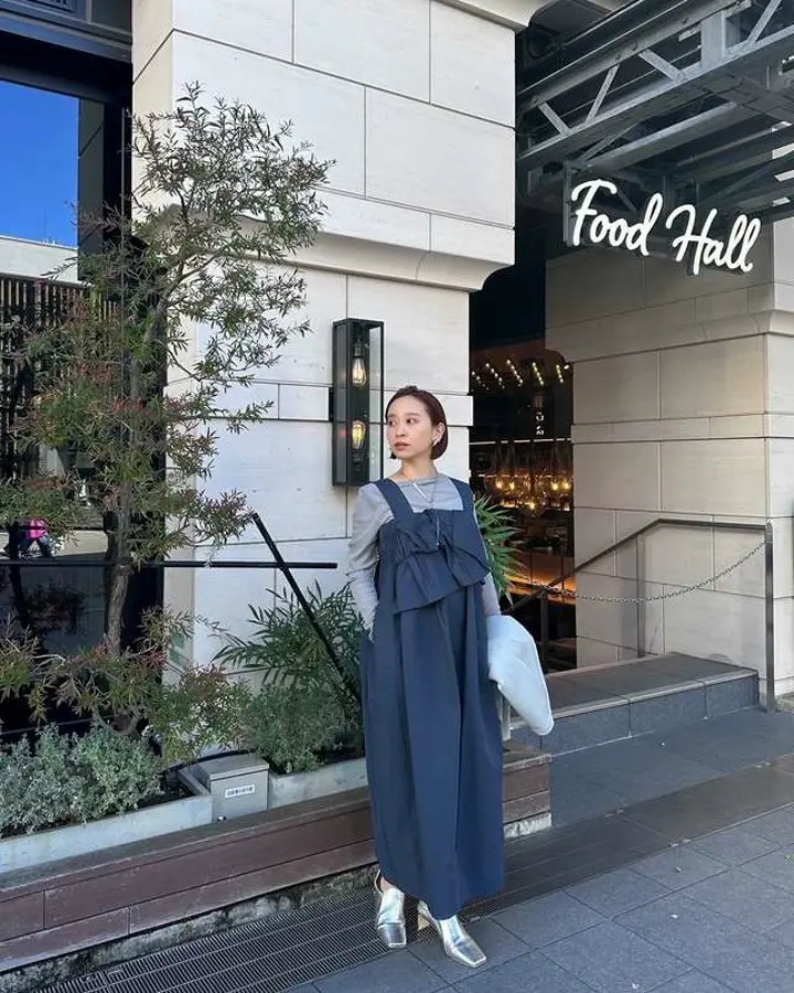 FRILL DRAPE COCOON OP｜ワンピース | ELENDEEK （エレンディーク