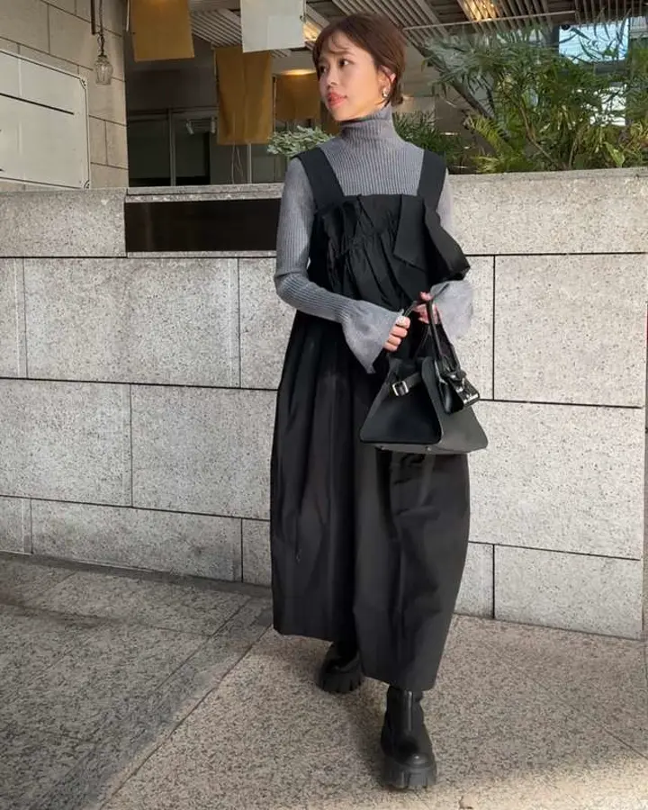 FRILL DRAPE COCOON OP｜ワンピース | ELENDEEK （エレンディーク
