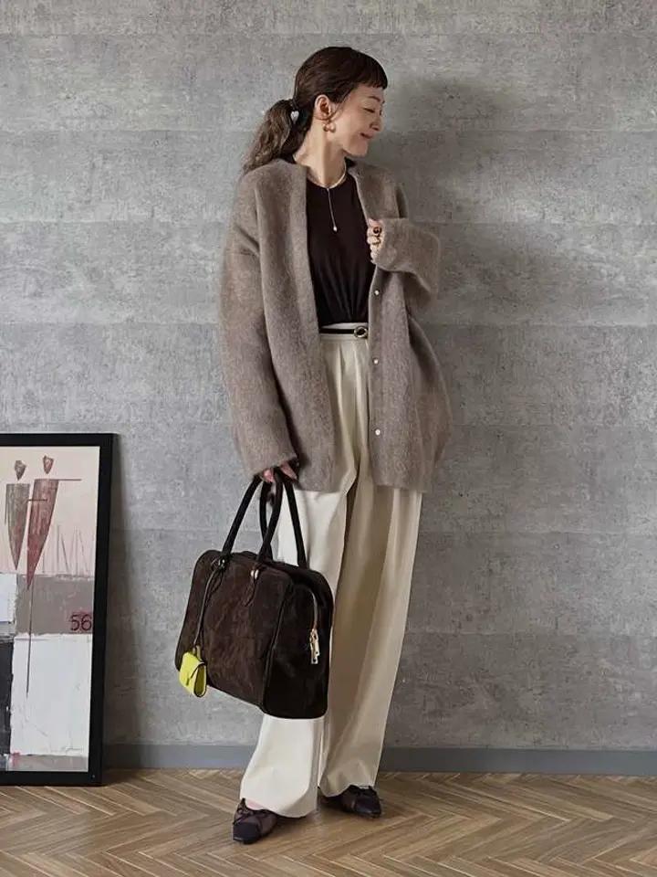 CN RACCOON MIX WCD｜カーディガン/ボレロ | ELENDEEK （エレン