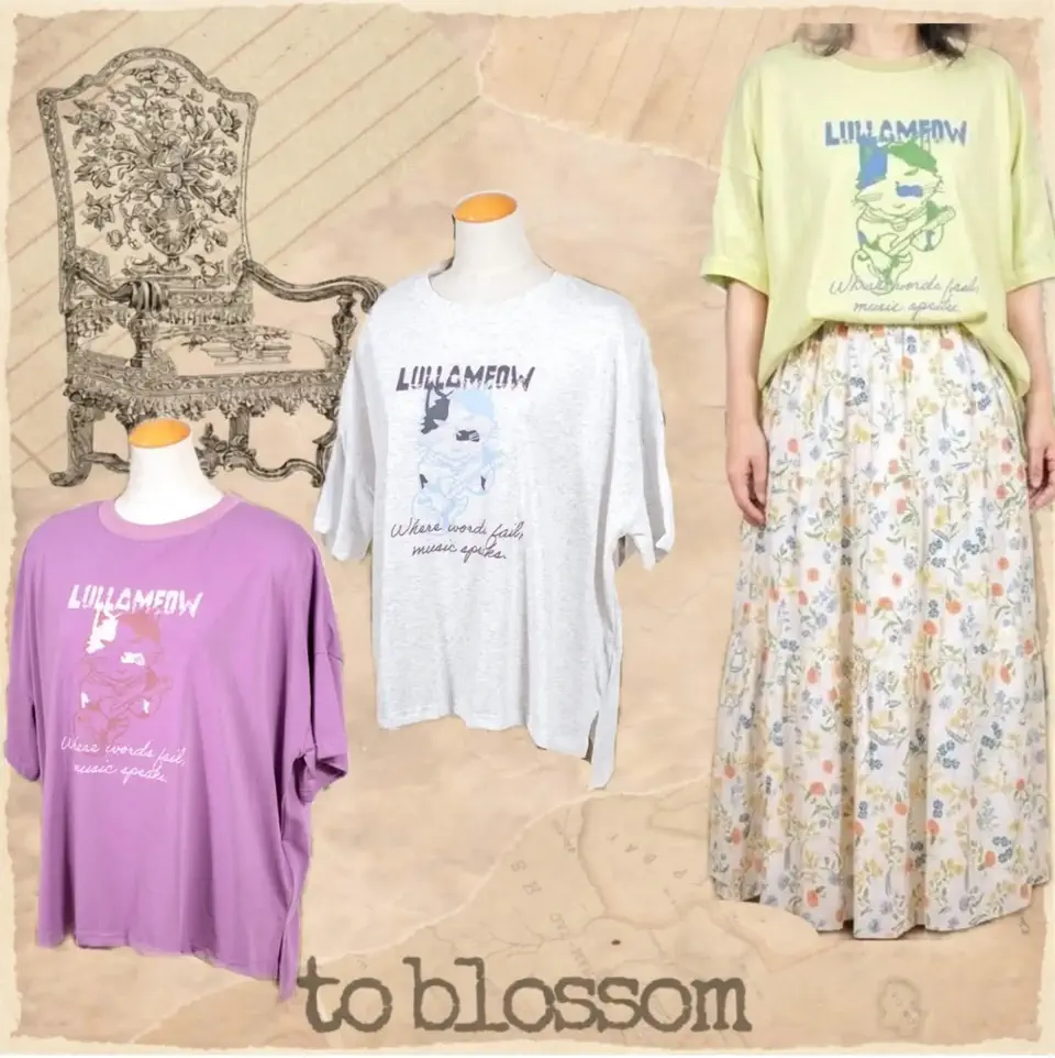 かと Bubbles & Blossom Tシャツ2枚セット 通販】to blossom 公式オンラインショップ