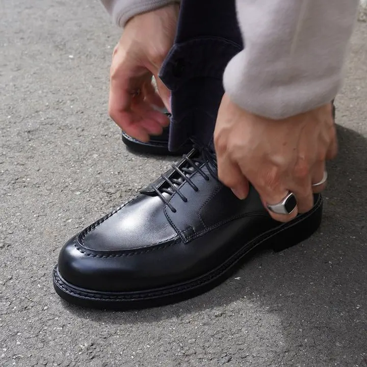 カジュアルシューズ | 99030 Ruffle / BLACK CALF (DAINITE SOLE
