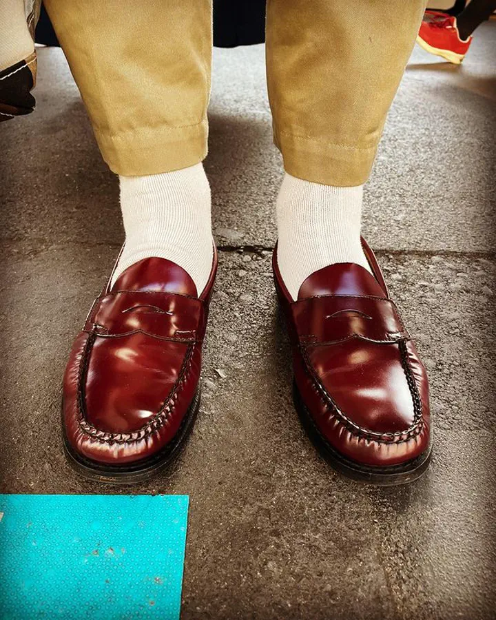 ローファー | 11035H LOGAN / WINE (LEATHER SOLE) - G.H.BASS