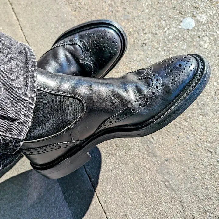 ブーツ | M2754 HENRY / BLACK CALF (COMMANDO SOLE) - Tricker's