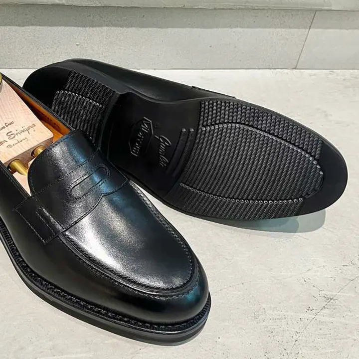 ローファー | 98857 / BLACK CALF (VIBRAM GUMLITE SOLE) - Jalan