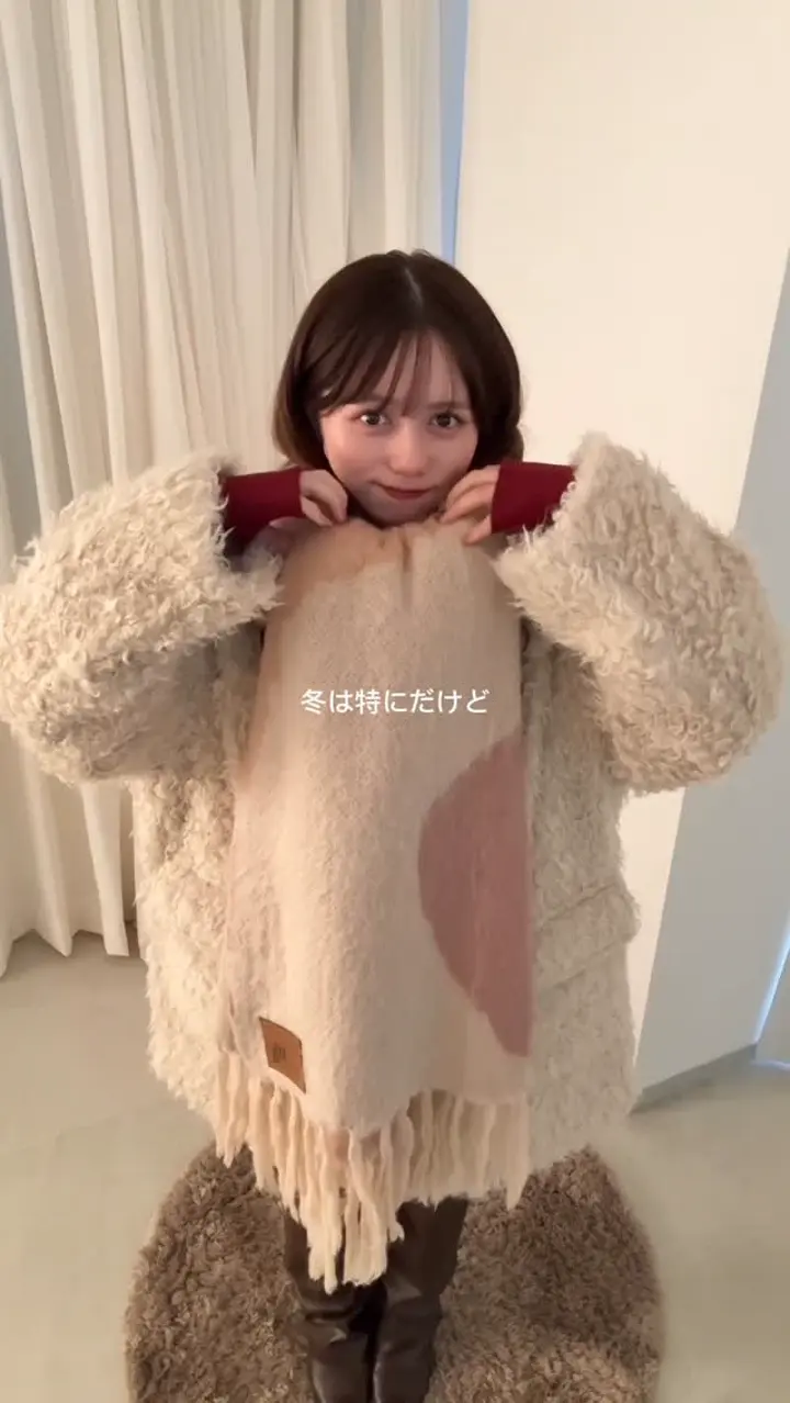 ★新品　カシュクールポンチョ　ふわふわ♡ケーブルニット❤︎ラビットファー　F ☆新品 カシュクールポンチョ ふわふわ♡ケーブルニット