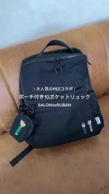 SALONdeRUBAN/PEZ リュックサックポーチ付きRBB-250 SALON de RUBAN サロン ド ルヴァン ペッツ バックパック