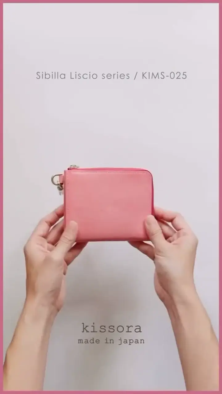 キソラ ミニ財布 L字ファスナー シビラ リスシオ ユニセックス KIMS