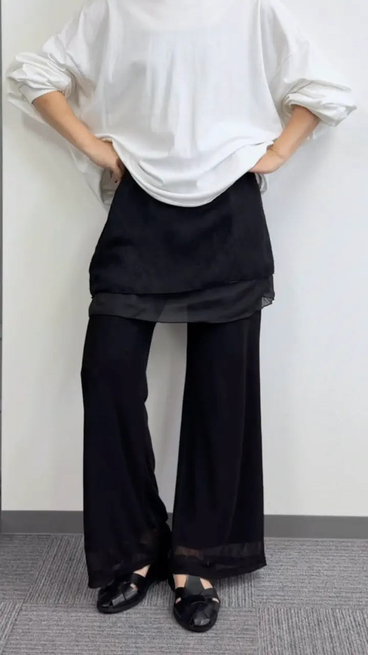 イレギュラーメッシュシアーパンツ – funda mine