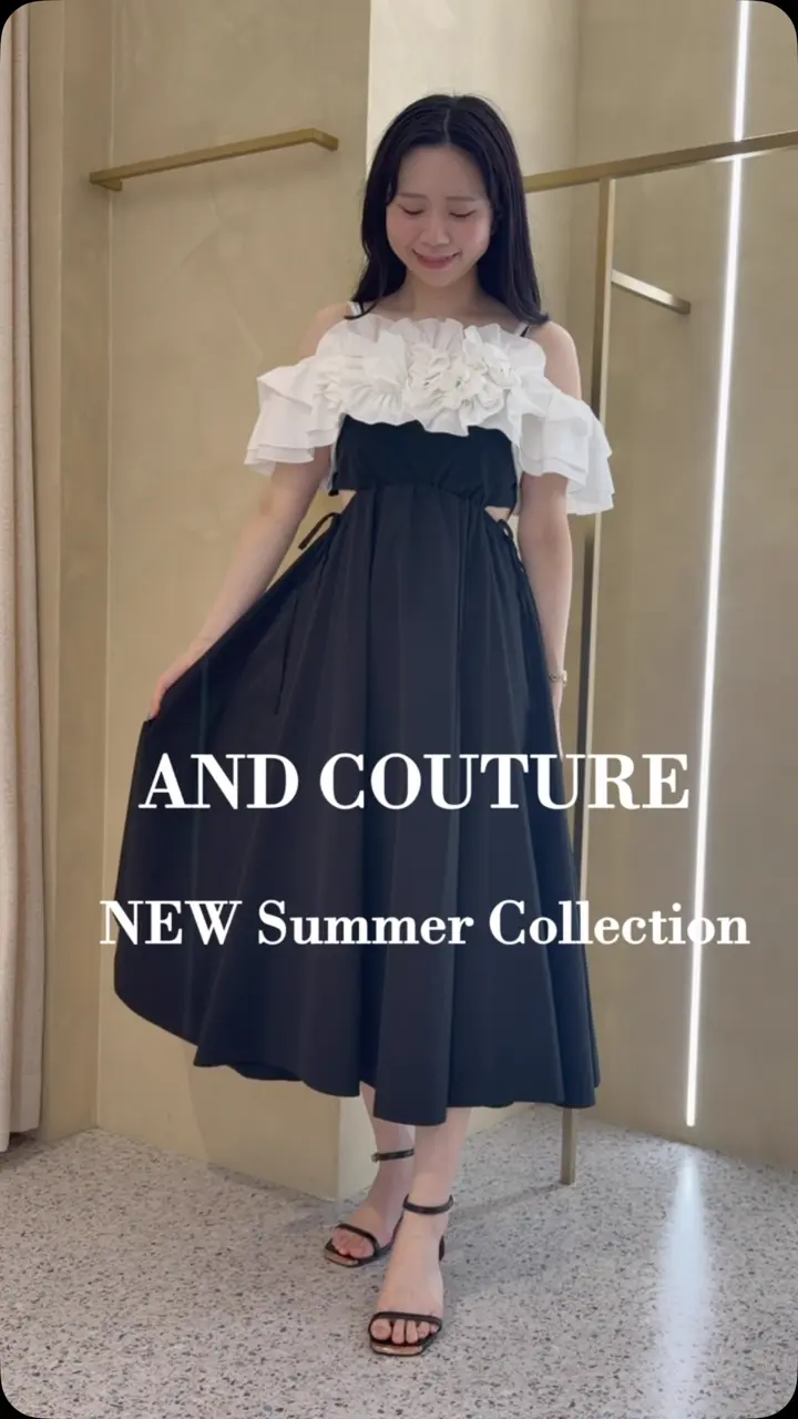フリルブラウス×キャミワンピース | ワンピース | AND COUTURE公式通販