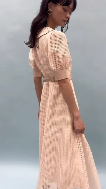 ビッグカラースクエアレースワンピース(F オフ): REDYAZEL｜公式