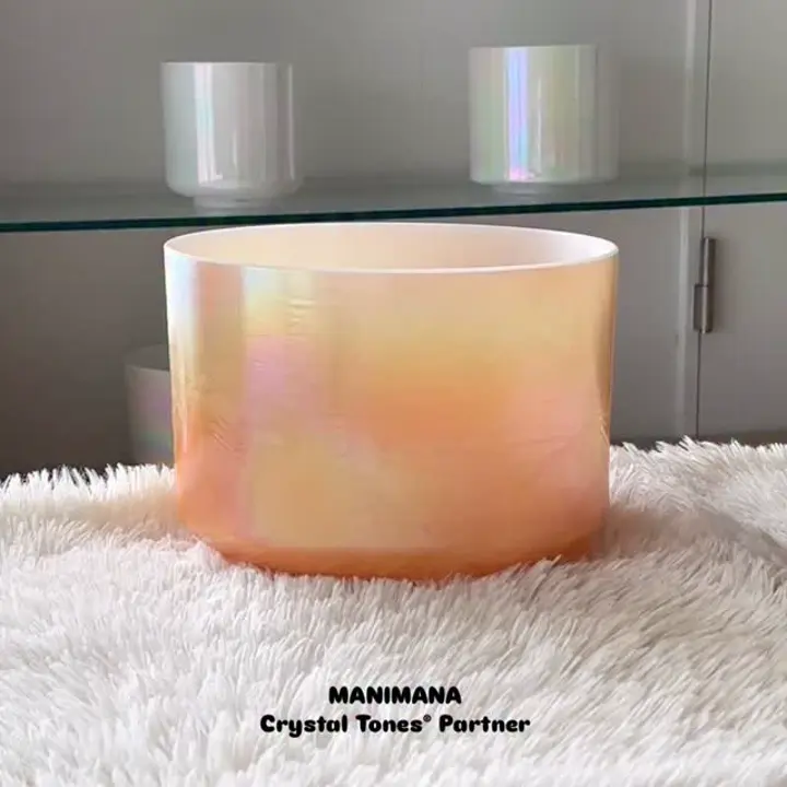 クリスタルトーンズ クリスタルボウル D+10 6インチ アクアオーラゴールド クリスタルボウル｜マニマナ｜東京｜MANIMANA公式オンラインストア