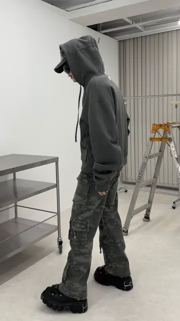 受注制【XU DOG】camouflage cargo pants | OUR BRAND,XU DOG