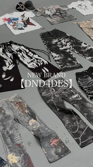 DND4DES】DECONSTRUCTED PLEATED CAMO BAGGY PANTS | OUR BRAND