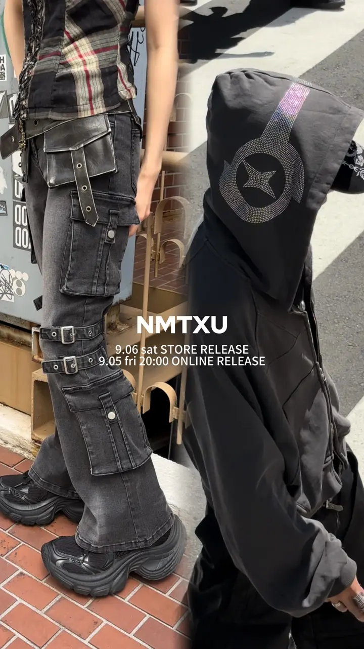 meltthelady cargo flare pants パンツ デニム 9/5 20:00発売【NMTXU】flare cargo denim pants / 【エヌ