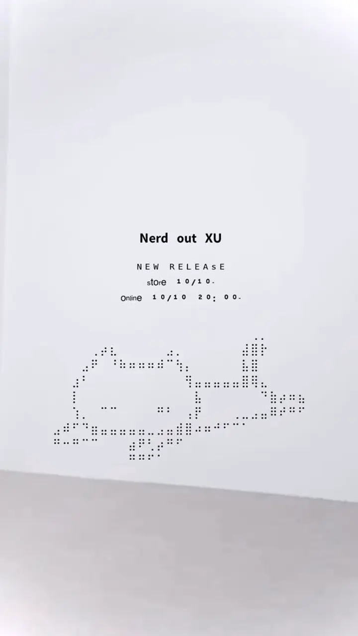 受注制【Nerd out XU】ugly cat long sleeve shirt | OUR BRAND,Nerd