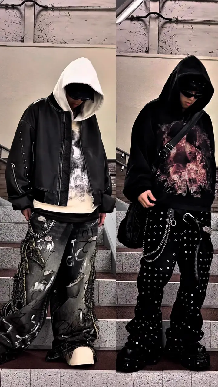 The Boy Has No Patience】LUMINOUS DAWN GRAFFITI JEANS / 【ザボーイ
