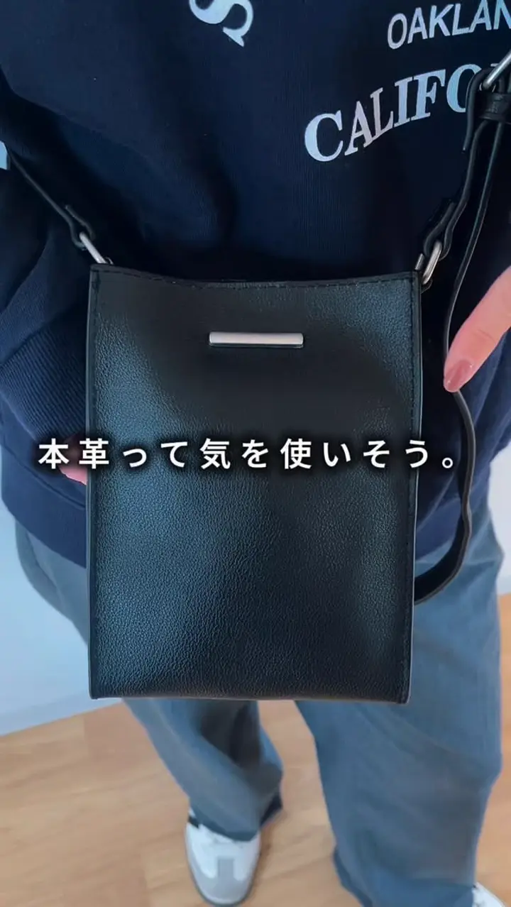 Rename 本革 スクエア ミニショルダーバッグ RSL21058