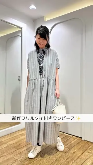 SUMMER SALE】フリルタイ付きワンピース | COO ONLINE
