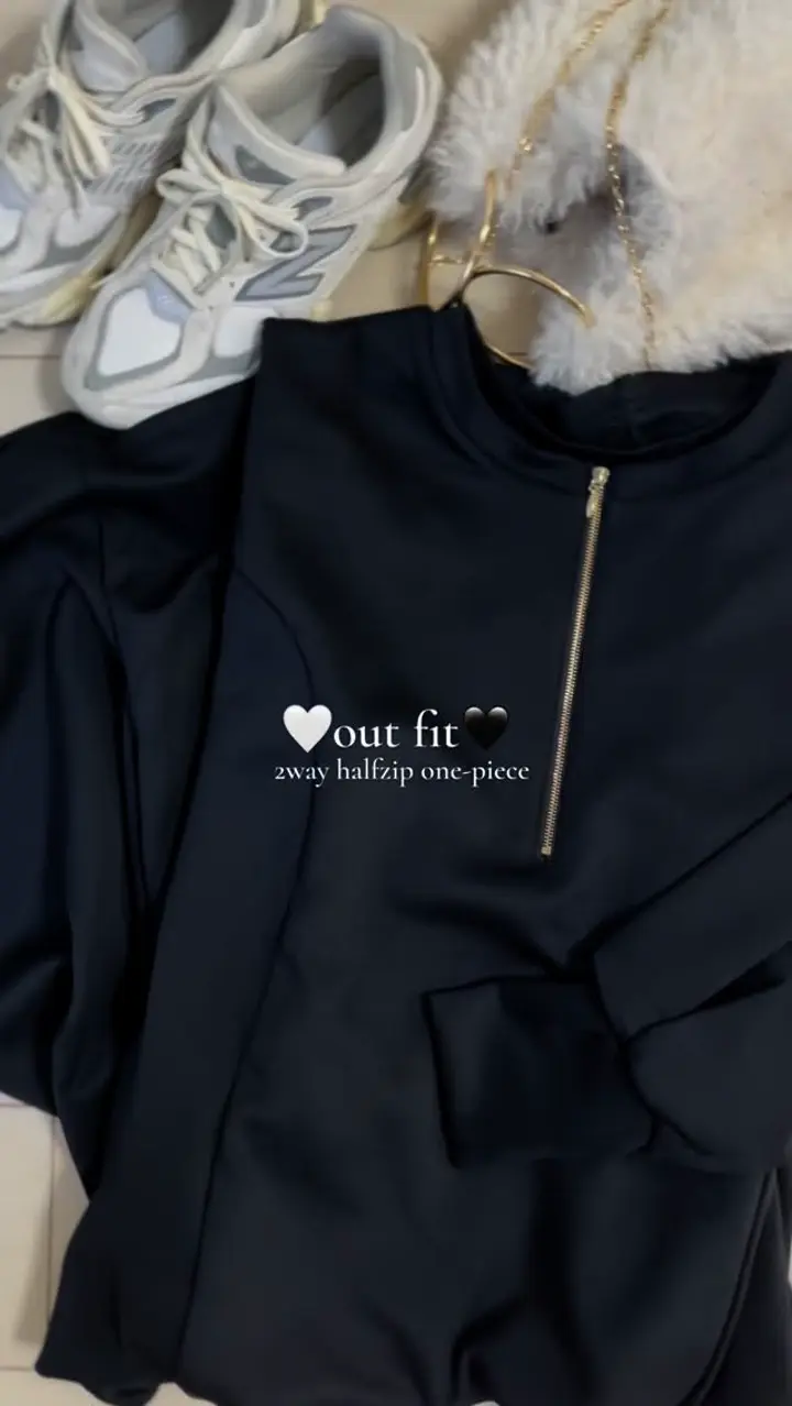 再入荷】1枚で決まる！ハーフジップフレアワンピース - ベルーナ【公式】