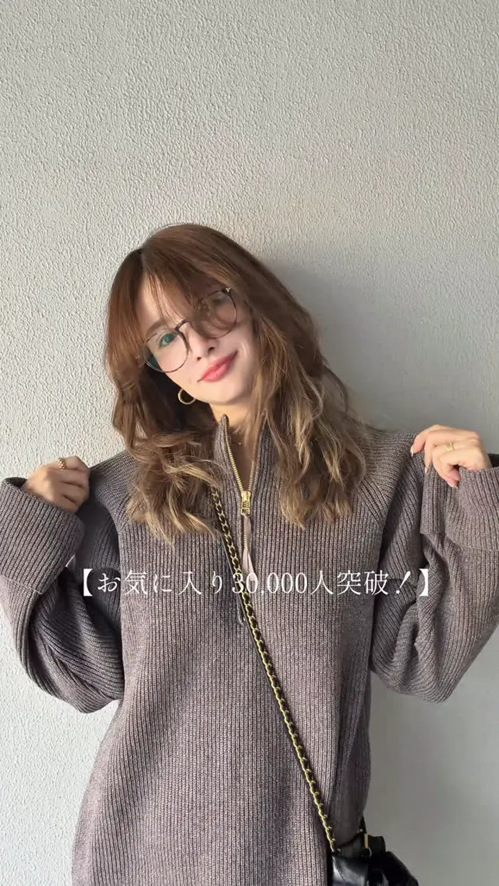 着痩せニット】ハーフジップIラインワンピース - ベルーナ【公式】