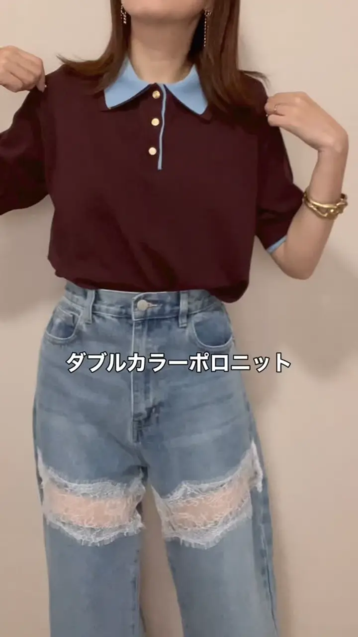 6つの機能付】ひんやりダブルカラーポロニット - ベルーナ【公式】