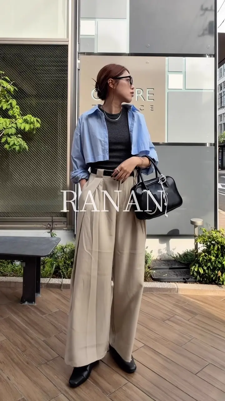 巾着切替デザインショルダーバッグ - ベルーナ【公式】