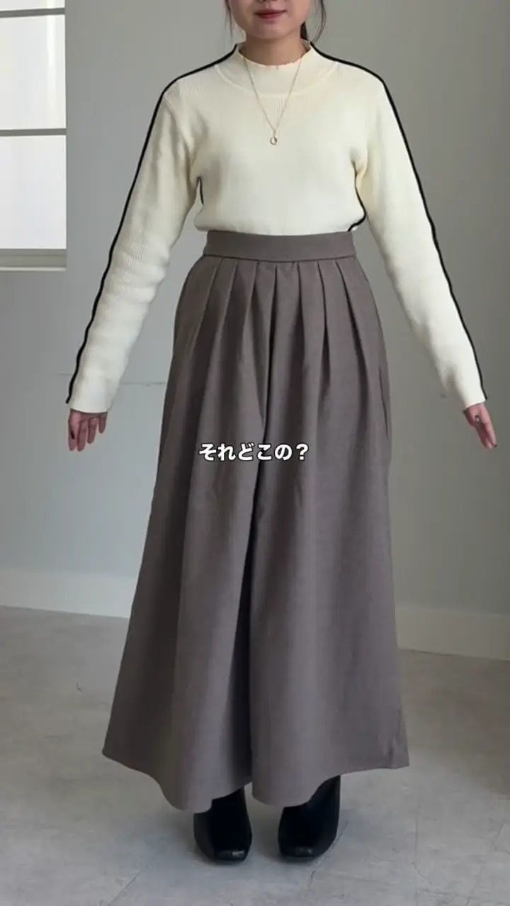 レギンス付！お腹ラクな着心地スカート - ベルーナ【公式】