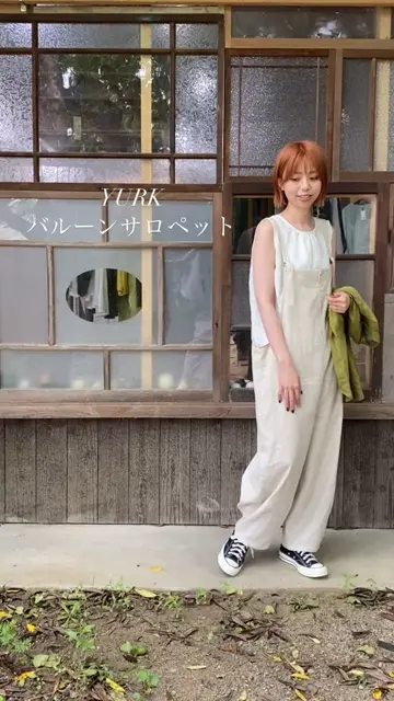 YURK/ユルク バルーンサロペット-リネン服とくらしの雑貨l麻と木と・・・