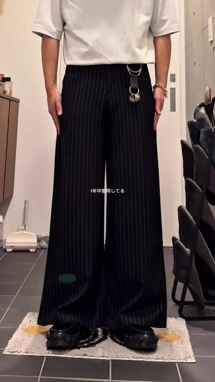 即納】ワイドストレートスラックス KA0018 – YOLO（ヨロ