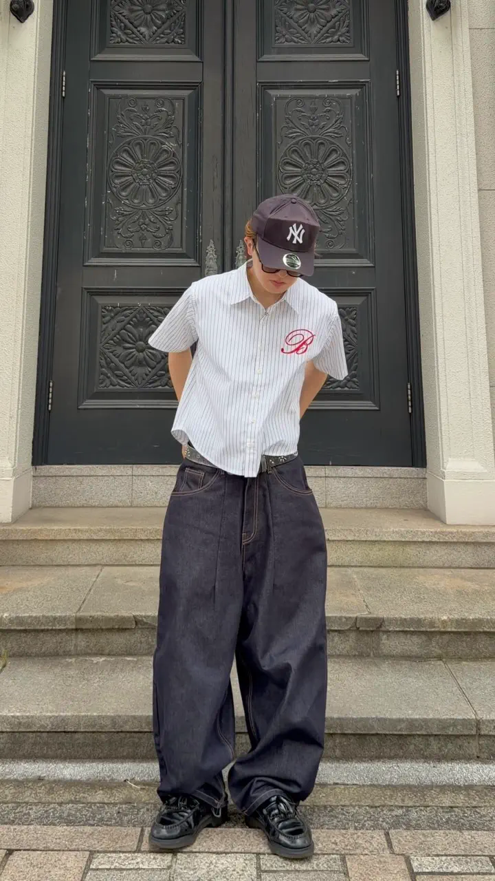 バギーストレートデニムパンツ YT0016 – YOLO（ヨロ）｜ファッション通販