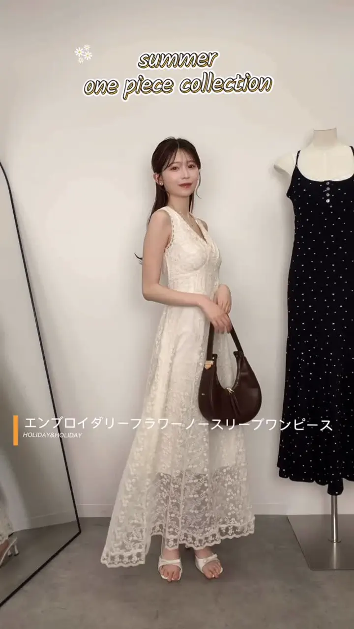 Dior フラワープリント ノースリーブワンピース フラワーチェックプリントノースリーブワンピース｜ピンクハウス