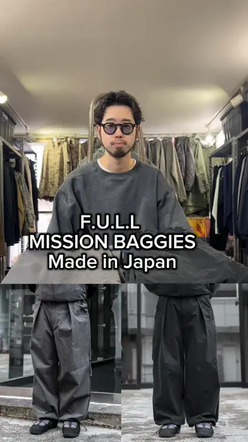 F.U.L.L MISSION BAGGIES / OFF BLACK / Made in Japan - TEENAGER