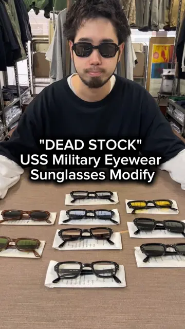 祐*介様 USS Black Flame Light Smoke Sunglas DEAD STOCK